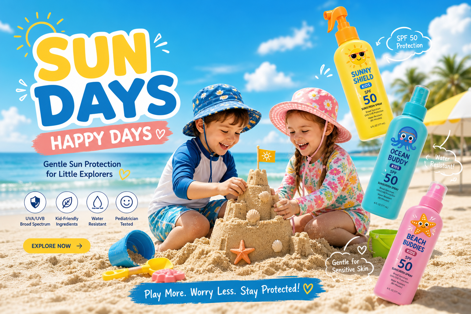 Protección solar para niños